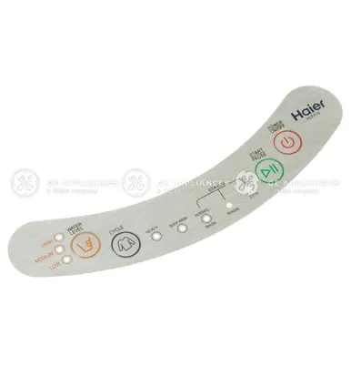 CONTROL PANEL OVERLAYWH01X27928 Genuine