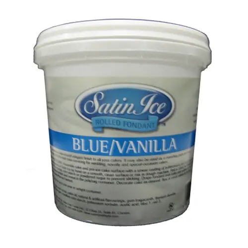 Satin Ice Blue Rolled Fondant - 5 lb. New Arrival