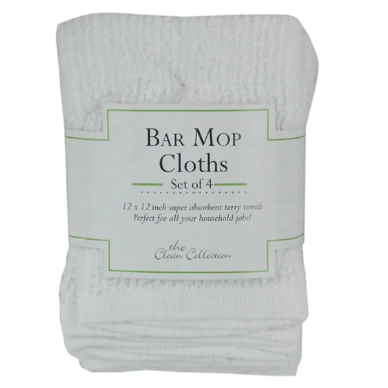 Big Sale 4/Set White Terry Dish Cloth