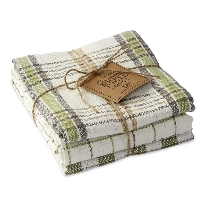 Clearance Green House Dishtowel- Set of 3