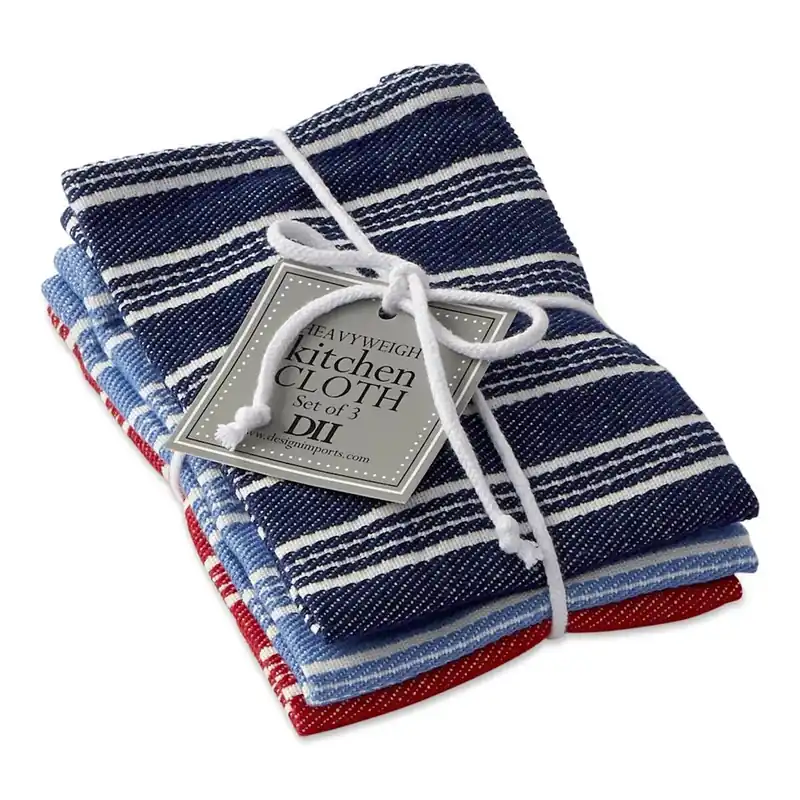 Starboard Stripe Dish Cloth - Set of 3 Buy Today