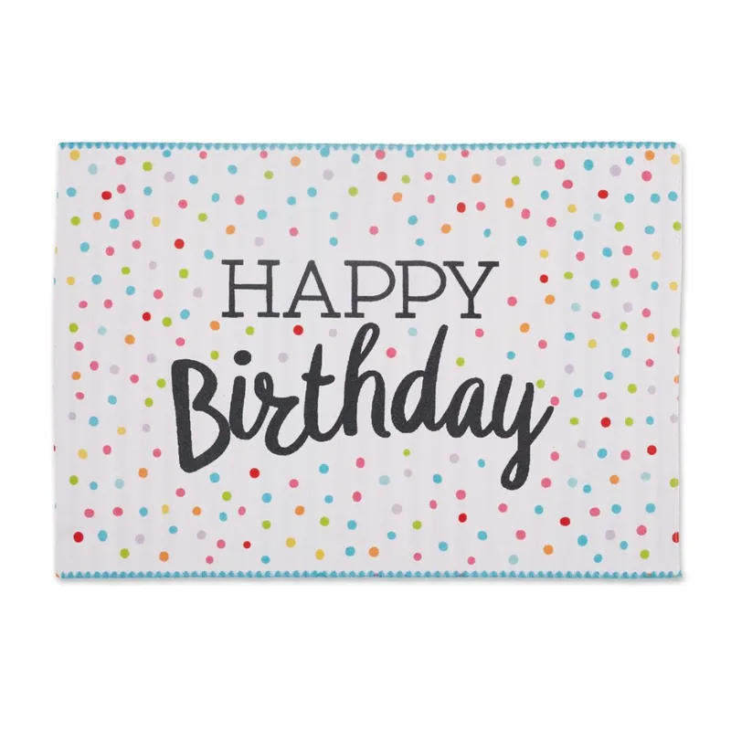 Happy Birthday Placemat Certified