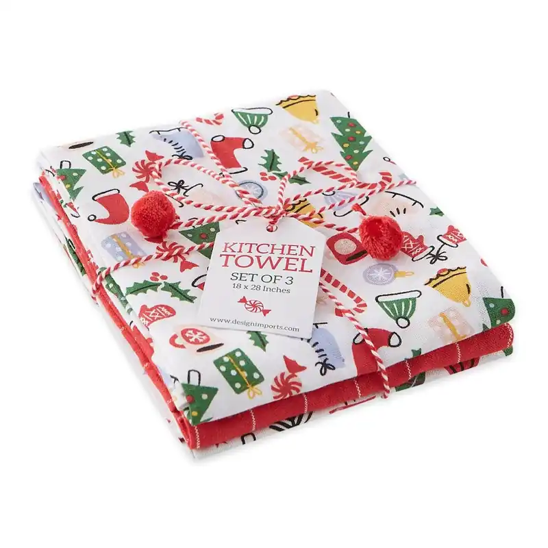 Holiday Vibes Dish Cloth Set Place Order