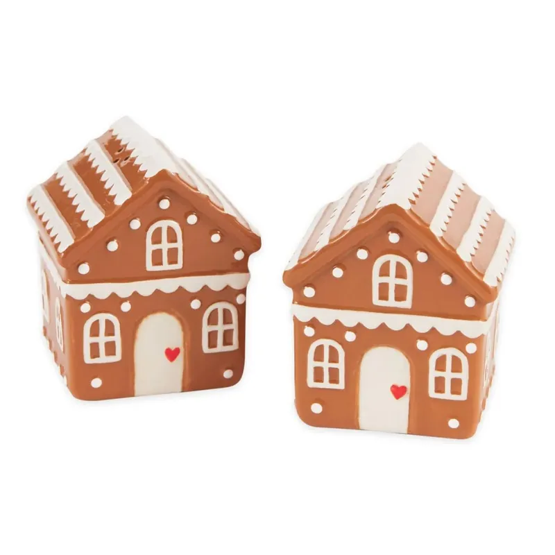 Gingerbread House Salt & Pepper Set Money Back Guarantee
