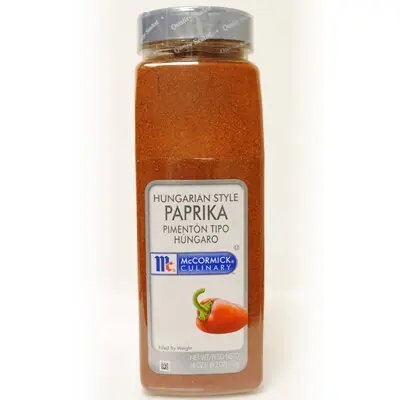 Bulk Order McCormick Paprika, Hungarian Style - 18 oz.