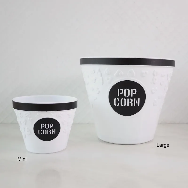Large Popcorn Bucket - Black High Quality