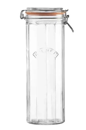74oz Facetted Clip Top Jar Affordable