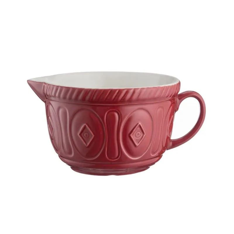 9.75" Batter Bowl - Red Direct From Factory